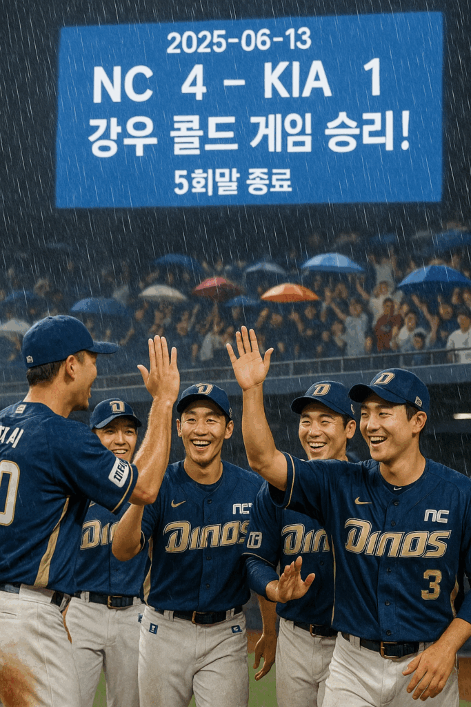 2025년 6월 13일 경기 결과